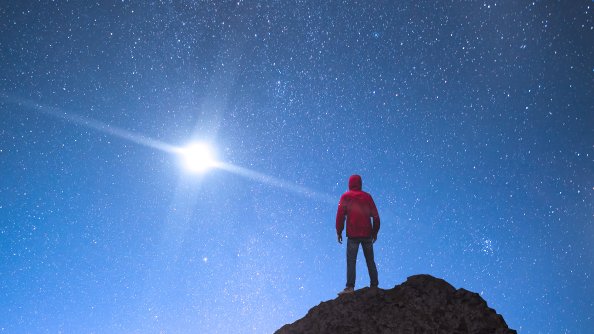 Hoodie Boy Watching Nature Signal 4k