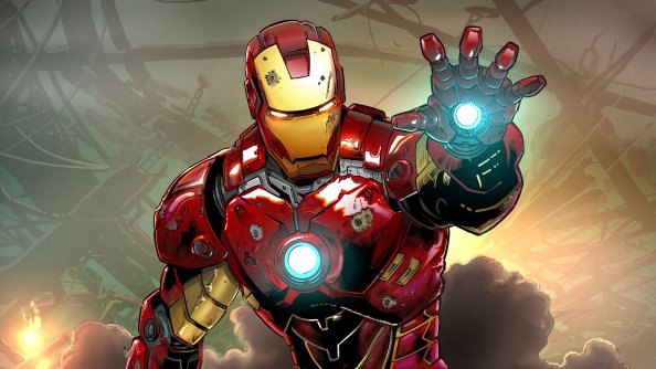 Iron Man Comicart 4k