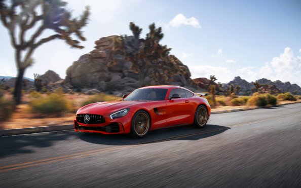 Red Mercedes Benz Amg Gt R 4k