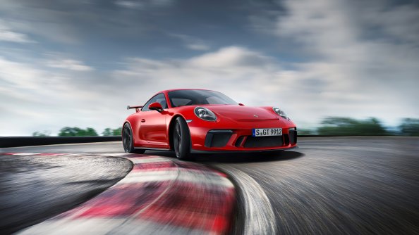 4k Red Porsche