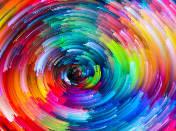 Colorful Circle Texture Abstract