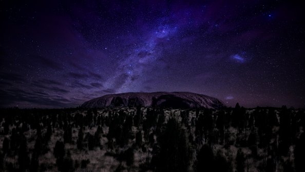 Milky Way Dark Night 4k