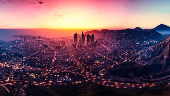 Los Santos Gta V City View