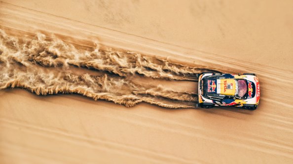 Desert Car Rallying Sand