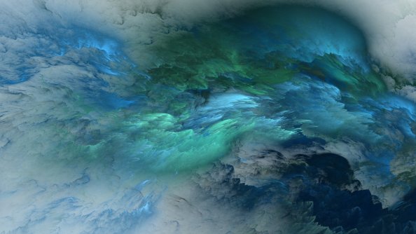 Blue Green Clouds