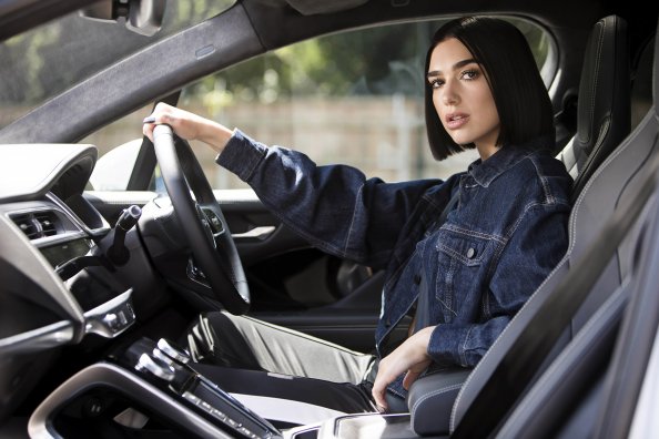 Dua Lipa X Jaguar Photoshoot 2018