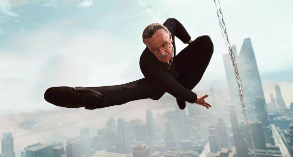 Stan Lee As Spiderman