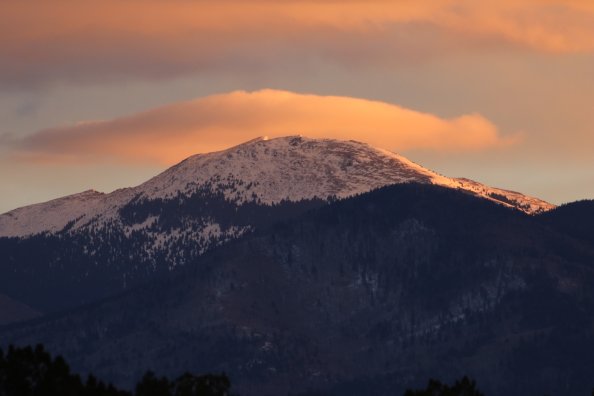 Sunrise Over Santa Fe Baldy 5k