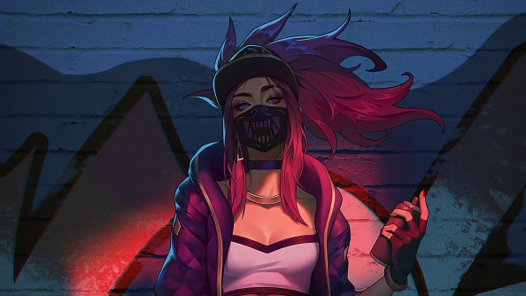 Kda Akali With Spray 4k
