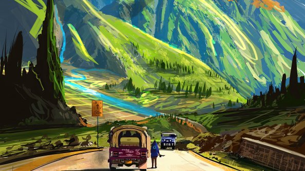 Journey To New City 4k