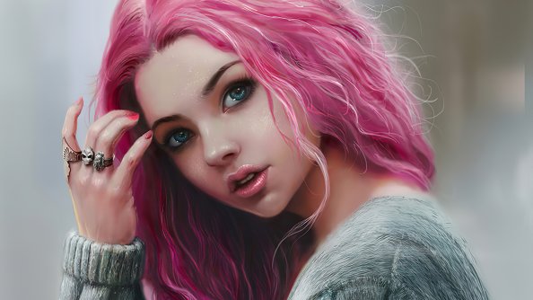 Pink Hair Girl