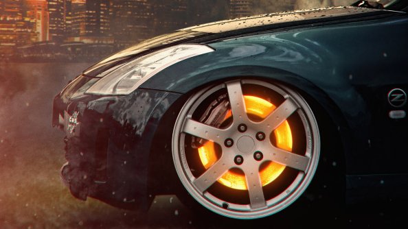 Car Glowing Wheel Disc