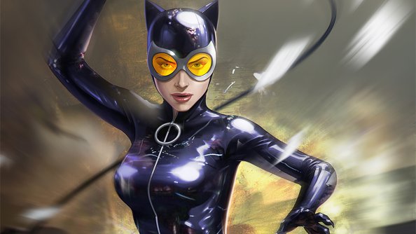 Catwoman Digital Art 4k