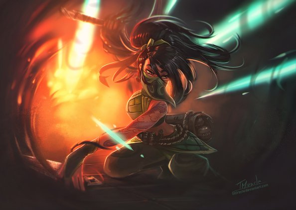Akali League Of Legends Art
