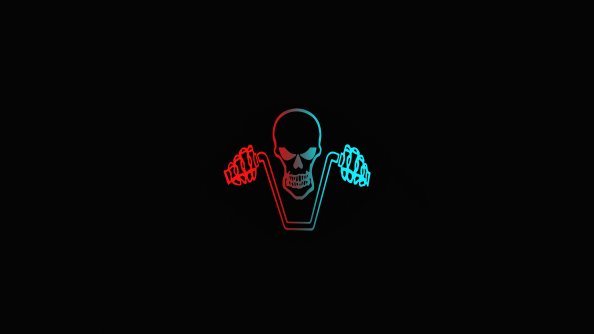 Ghost Rider Dark Minimalist 4k