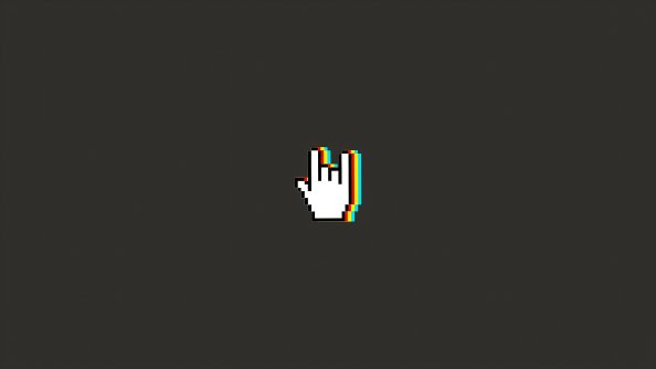 Hand Gesture Minimal Art 4k