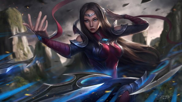 League Of Legends Irelia Fanart 4k