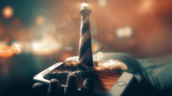 Lighthouse Photomanipulation