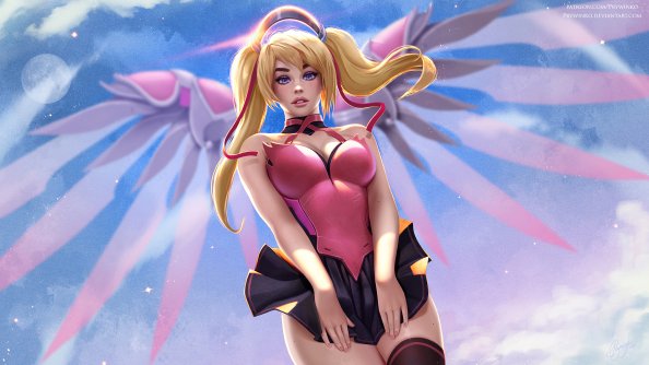 Fan Artwork Of Mercy Overwatch