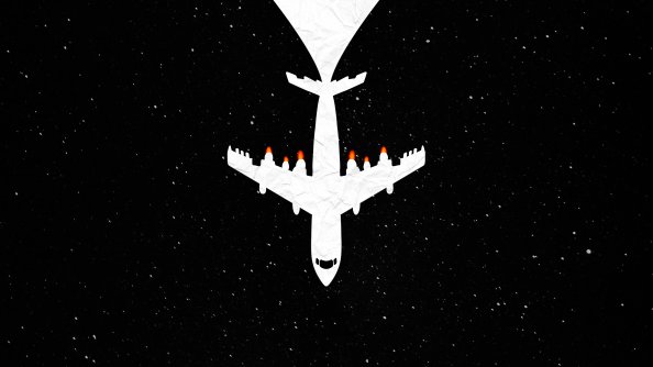 Planes Dark Black Minimal 4k