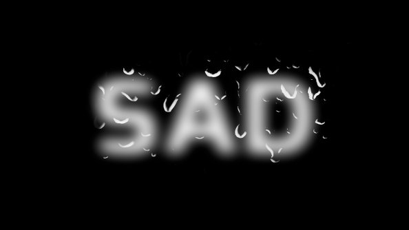 Sad Typography 5k