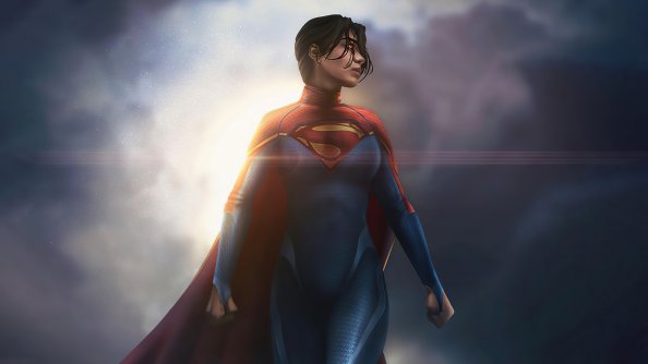 Sasha Calle Supergirl Fan Artwork 4k