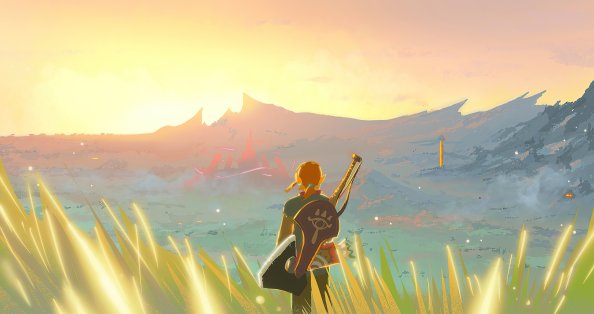 The Legend Of Zelda Breath Of The Wild Paint Art 4k