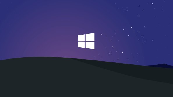 Windows 10 Bliss At Night Minimal 5k