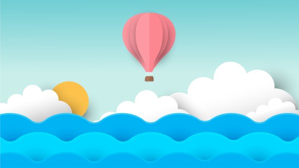 Air Balloon Minimal 8k