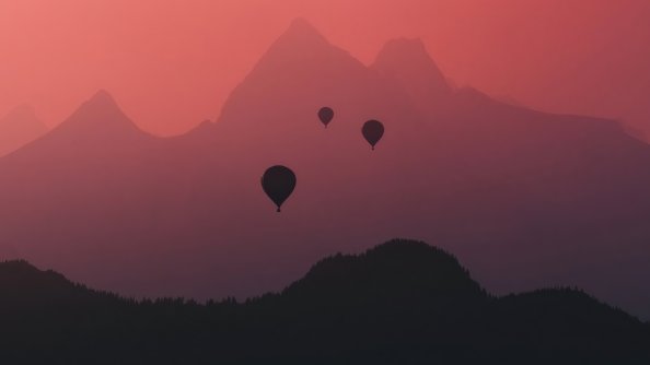 Air Ballon Evening