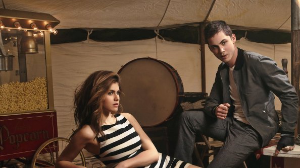 Alexandra Daddario And Logan Lerman