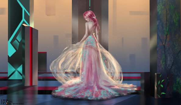 Princess Girl Magic Dress 4k