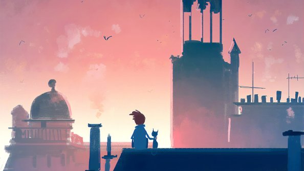 With My Friend On Rooftop