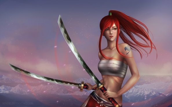 Erza Scarlet Art
