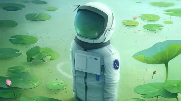 Astronaut Somewhere 4k
