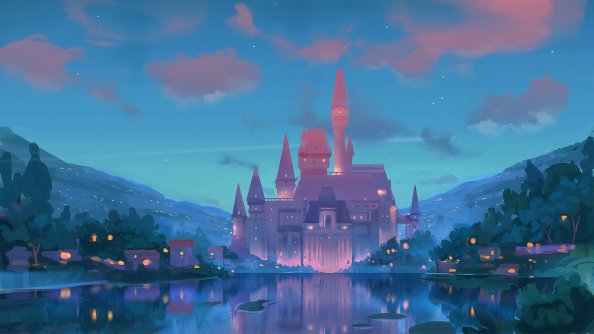 Castle Artistic Art 4k