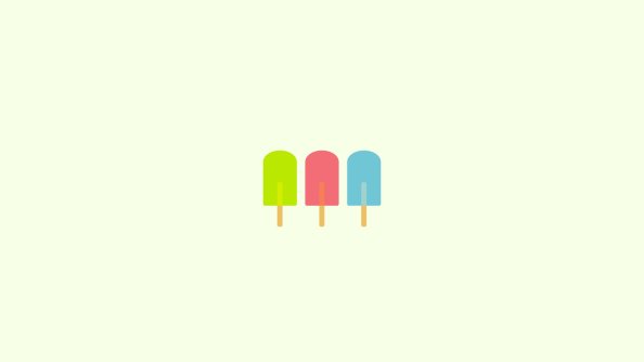 Ice Cream Minimalism Art