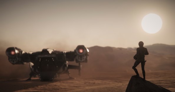 Star Citizen Sunset Time 4k