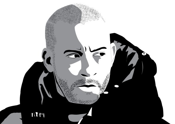 Vin Diesel Art
