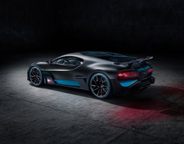 2018 Bugatti Divo Rear Side View