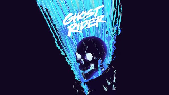 Ghost Rider Minimal 4k