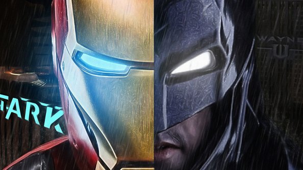 Ironman Vs Batman Mask