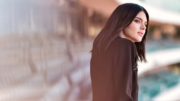 Kendall Jenner Looking Into Distance