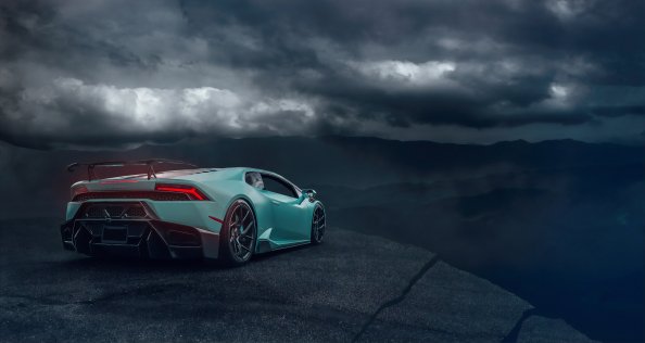 Lamborghini Aventador Sky Blue