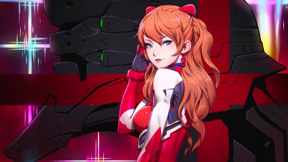 Asuka Neon Genesis Evangelion 8k