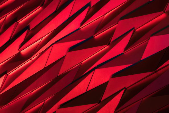 Red Sharp Shapes Texture 4k