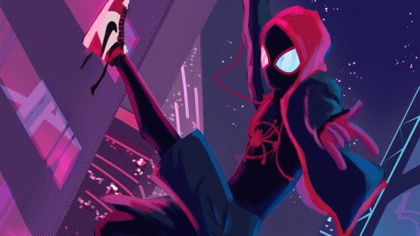 Miles Morales Spiderverse Swing