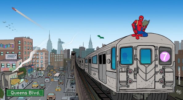Spider Man Day In Queens 4k