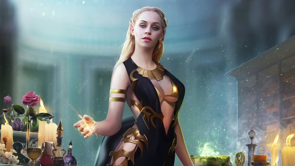 Devil Witch Fantasy 4k