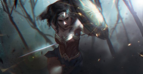 Wonder Womanshield 4k